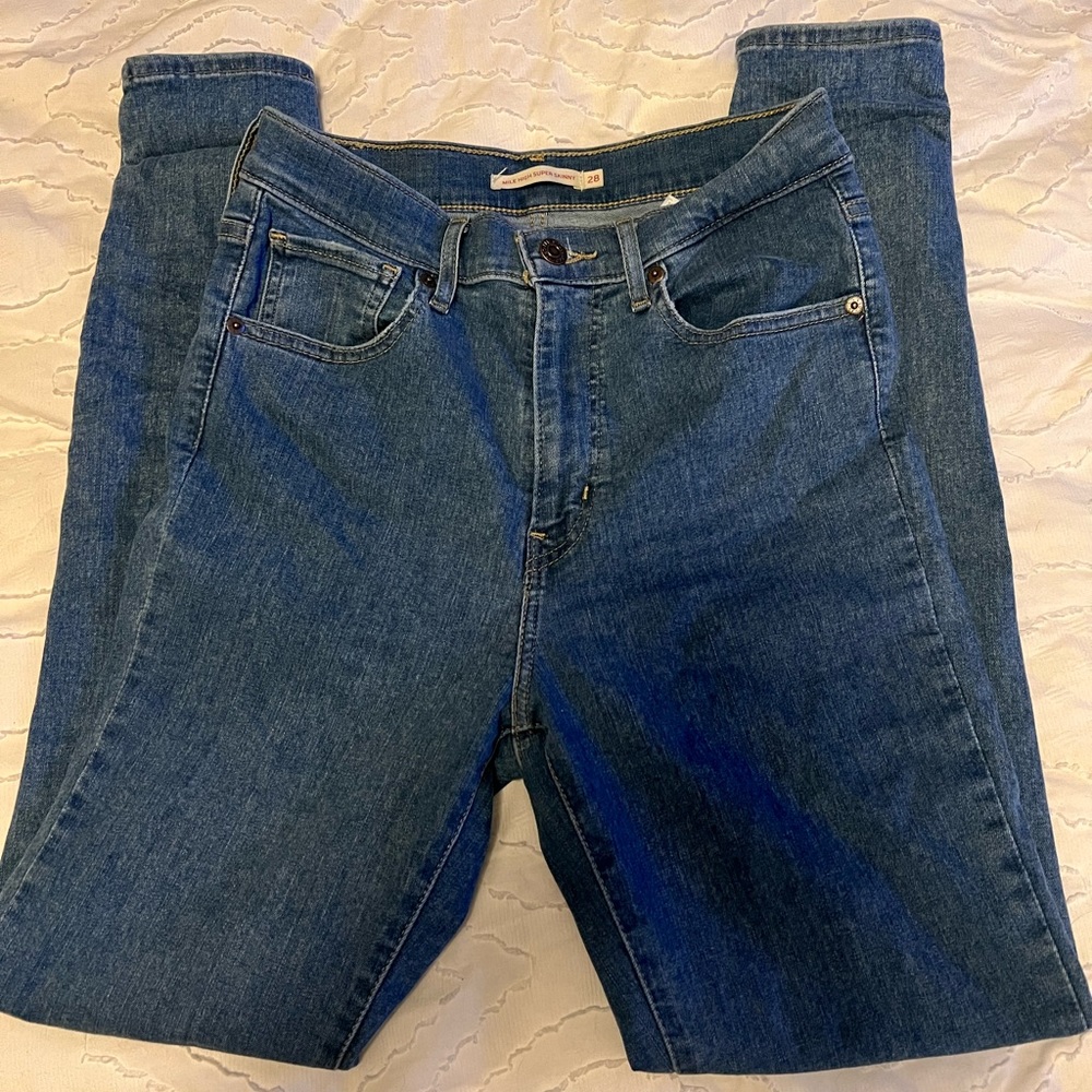 Levi’s Mile High skinny Jeans 28